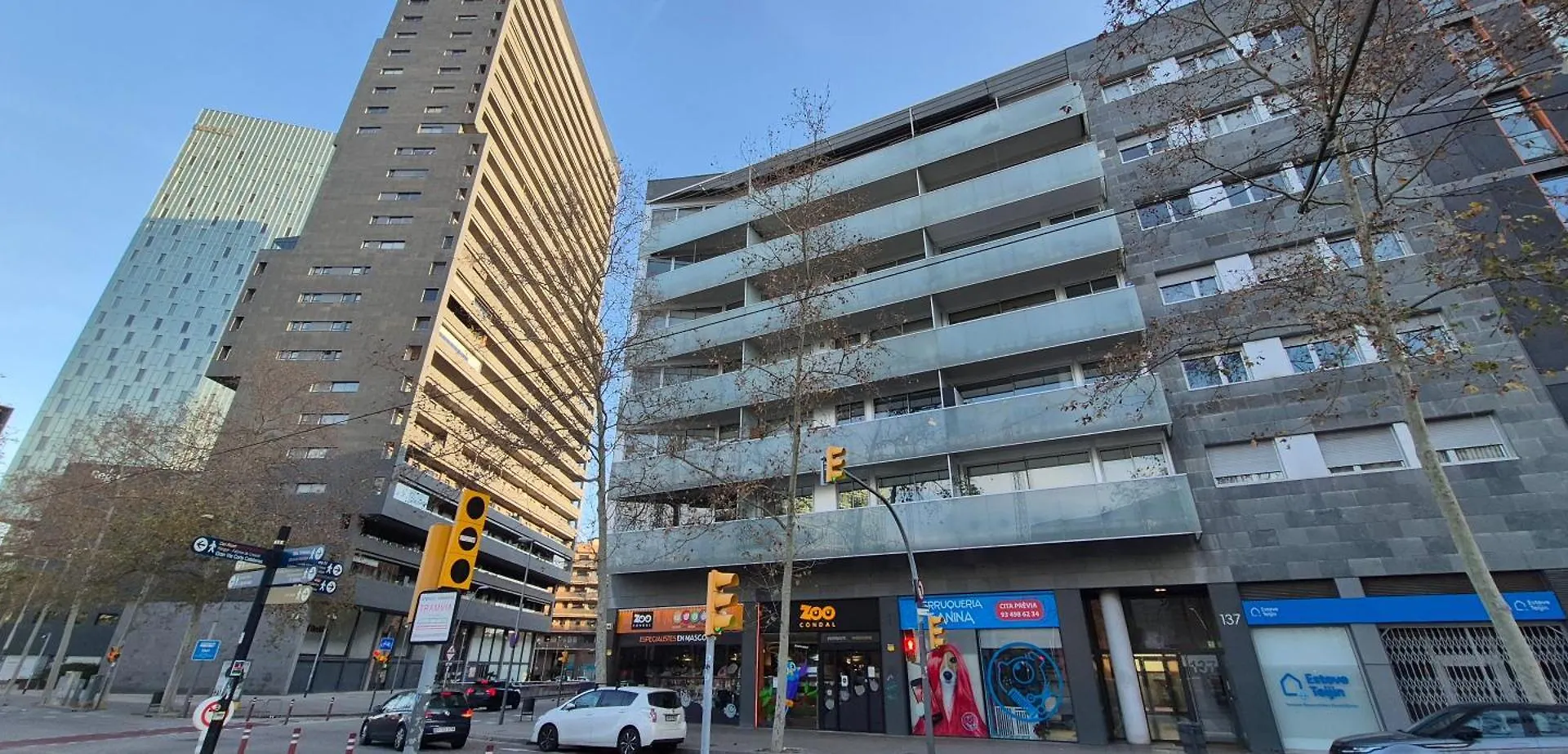 Apartamento En Avenida Diagonal - Torre Glorias - Angeles Terraza Барселона Испания